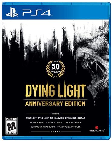 reduksin light: Ps4 üçün dying light anniversary edition oyun diski. Tam yeni