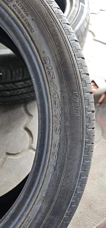 hankook: Шины 215 / 45 / R 18, Лето, Б/у, Пара, Легковые, Корея, Hankook — 3
