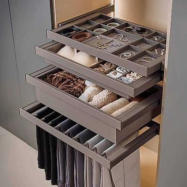 Шифоньеры, шкафы для одежды: Шифоньер, шкаф для одежды, Угловой, ЛДСП — 9