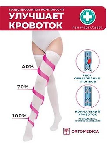 Компрессионные противоэмболические чулки ORTOMEDICA - Модель: T1.AG.1