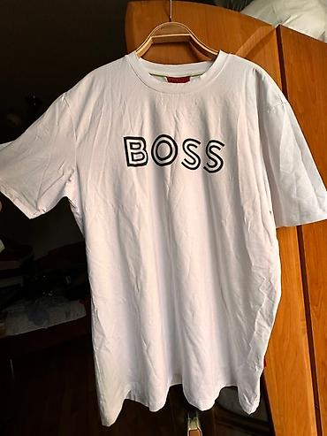 Футболки: Мужская футболка, M, Boss, Новый, цвет - Белый — 2