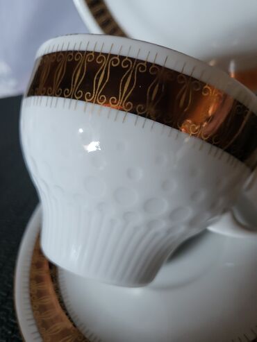 Kuhinjski setovi: Set porcelanski Kahla Istocna Nemacka 70te. Trodelni set,nigde — 6
