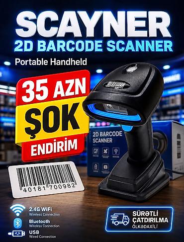 printer epson l3100: Məhsul: USB barkod/QR kod skaneri – əl tipli, portativ Xüsusiyyətlər — 2