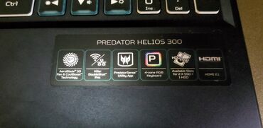 Acer: Acer Predator Helios 300 oyun noutbuku. Satılır oyun noutbuku Acer