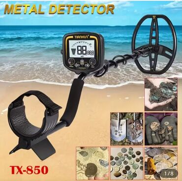 Metal axtaran aparatlar: Metal detektor – TIANXUN TX-850 Xüsusiyyətlər: - Rəqəmsal LCD ekran