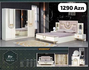 Yataq otağı dəstləri: İkinəfərlik çarpayı, Dolab, Termo, Tumba, Yeni — 20