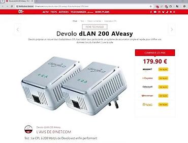 Modemi, ruteri i mrežni uređaji: Devolo dLAN 200 AVeasy – Starter Kit (2x CPL/HomePlug AV adaptera) - — 1