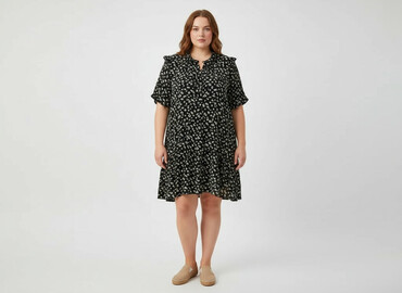 sukienki wieczorowe dla puszystych pań: Janina, Women`s dress, size 4XL