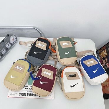 Барсетки: Барсетка, Nike, Материал: Тканевый материал, Застежка на молнии, Множество карманов, Разделенные отделения, Новый