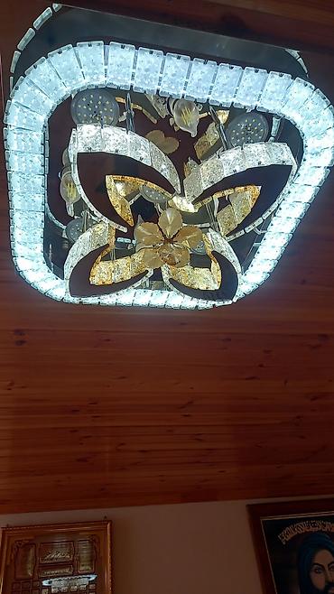 asma tavan zal ucun: Led Çılçıraq, 4 və daha çox lampa, Metal — 4