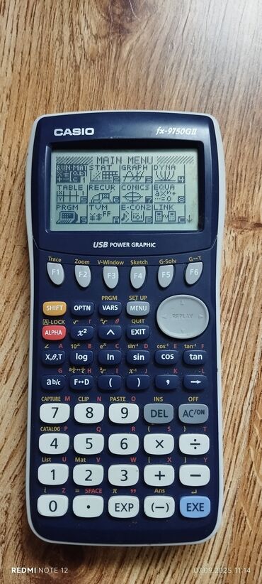 инженерный калькулятор: Графический калькулятор CASIO fx‑9750GII (USB Power Graphic) - Экран
