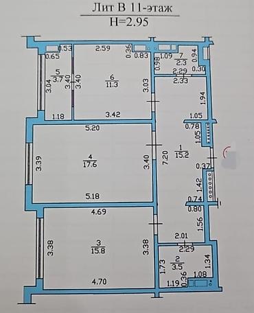 Продажа квартир: 2 комнаты, 69 м², Элитка, 11 этаж, Евроремонт — 10