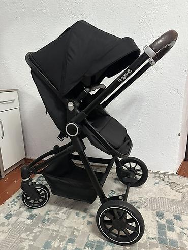 Коляски: Детская коляска-трансформер Huggerkids (шасси + автолюлька+прогулочное — 6