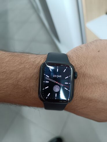 smart whatch: İşlənmiş, Smart saat, Apple, rəng - Qara