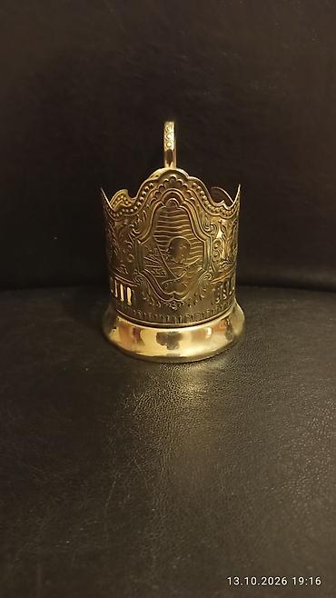 mis caydan: Metal fincanaltı (stəkan üçün podstakanik) - Material: metal — 4