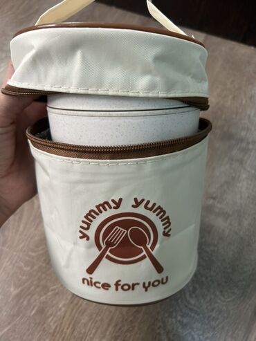 Пищевые контейнеры и ланч-боксы: Пищевой контейнер, цвет - Бежевый — 12