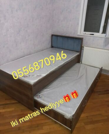 бескаркасный диван кровать: Новый, Для девочки и мальчика, С матрасом, С выдвижными ящиками, Азербайджан