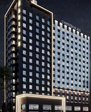 село боконбаева: 3 комнаты, 130 м², Боконбаева/Уметалиева Элитка, 13 этаж, ПСО (под самоотделку) — 1
