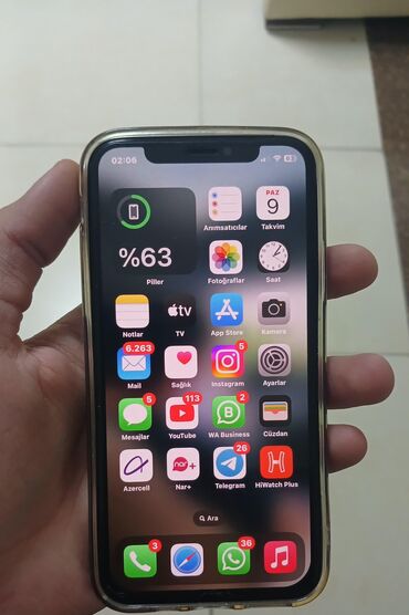 Apple iPhone: IPhone X, 64 GB, Natural Titanium, Face ID