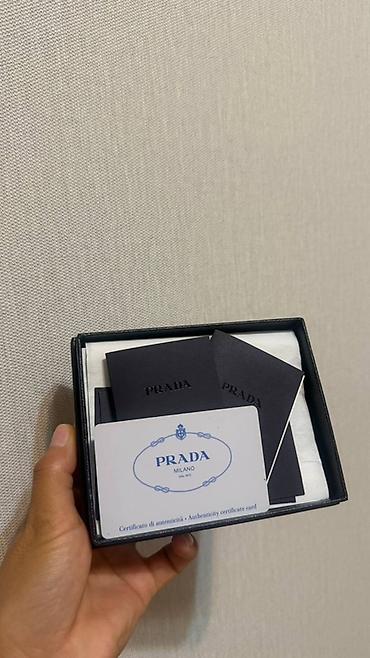 lemino сумки: Кошелёк PRADA Milano, мужской, классическая модель bi-fold. - — 5