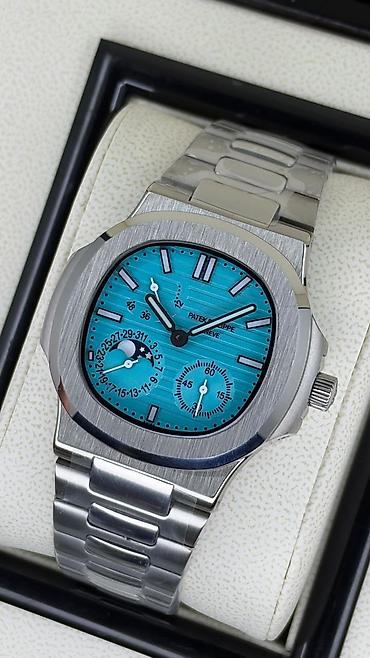 idman saati: Patek Philippe üslubunda qol saatı. Paslanmayan polad korpus və — 2