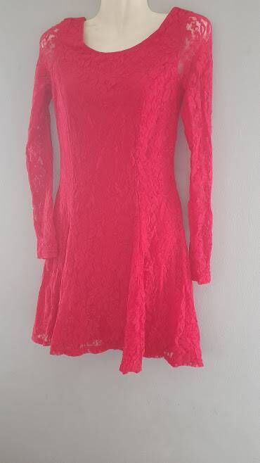 haljine sa spuštenim ramenima: H&M S (EU 36), bоја - Crvena, Večernji, maturski