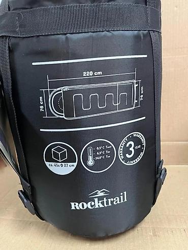 Oprema za kampovanje: Rocktrail vreća za spavanje – deka/mumija sa kompresionom/transportnom — 6