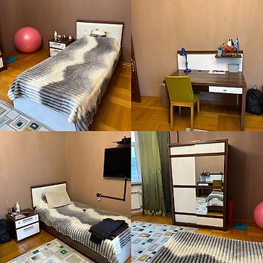 stol satisi: Usaq otagi mebeli satilir 700azn. Deste 2 carpayi (matrasla) 2 tumba — 1