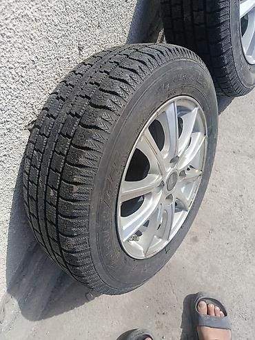 Дисктер: Дөңгөлөктөр монтажда 175 / 65 / R 14, Кыш, Колдонулган, Комплект, Жеңил унаалар, Куйма, тешиктери - 4 — 3