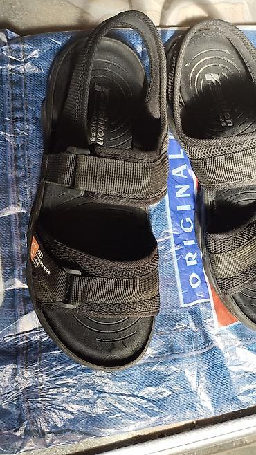 bağlı sandallar: Qara rəngli kişi/kadın idman sandaleti 38 razmer - Model: Fashion — 4