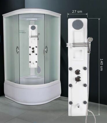 Duş kabinaları, arakəsmələr: Yeni Üstü açıq kabina, Künc üçün, Pulsuz çatdırılma -da lalafo.az — 21 Duş kabinaları, arakəsmələr: Yeni Üstü açıq kabina, Künc üçün, Pulsuz çatdırılma — 21