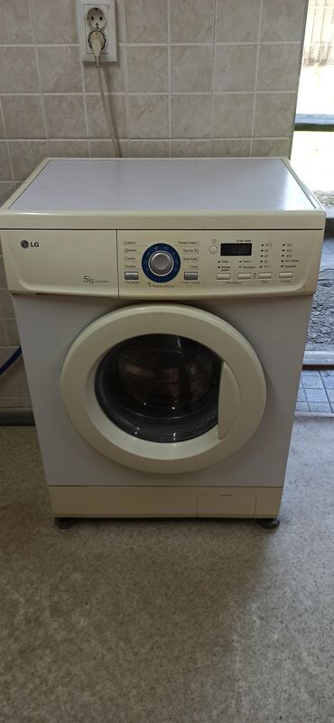 продаю стиральная машина автомат бу: Стиральная машина LG, Б/у, Автомат, До 5 кг, Полноразмерная