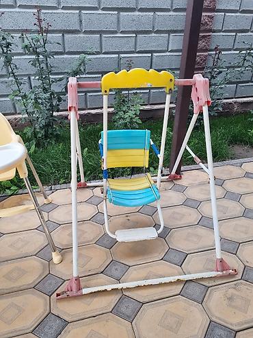 Детские качели, Подвесные Для улицы, Металл, Б/у