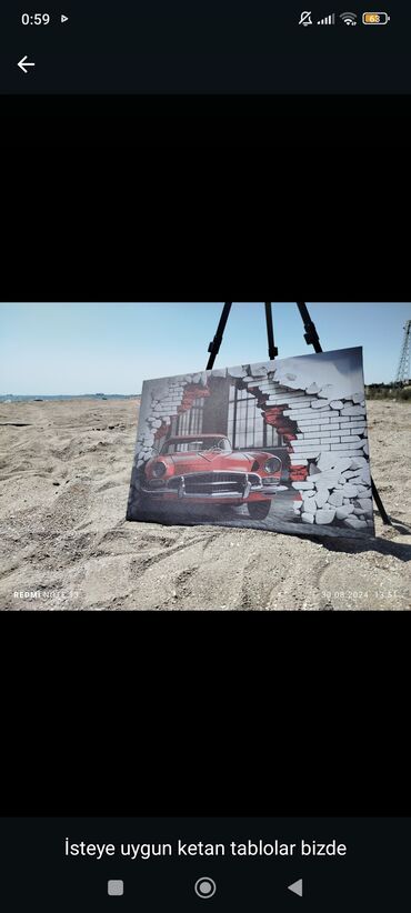 Şəkillər, tablolar: İstəyə uyğun kətan tablolar - Material: keyfiyyətli kətan (canvas) — 1