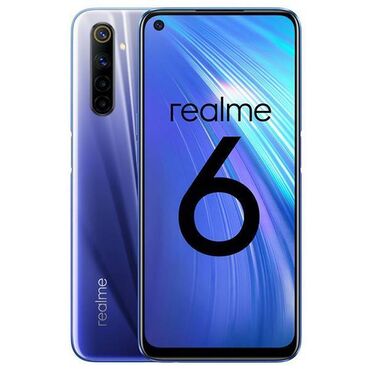 телефон бу купить: Realme 6, Б/у, 128 ГБ