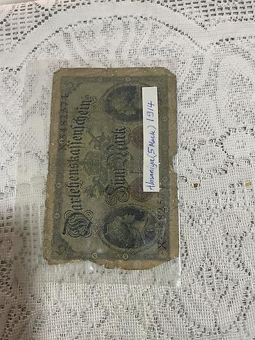 əskinaslar: Tarixi alman kağız pulları – kolleksiya dəsti - Almaniya Reichsbank — 6