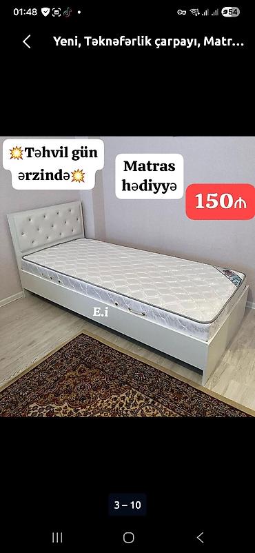 taxt dosekleri: Təknəfərlik çarpayılar – müxtəlif modellər - Başlıq hissəsi yumşaq — 3