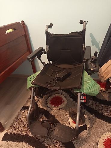 icare masin: Elektrikli əlil arabası. Batareya tam dolduruluqda minimum 35 maksimum — 1