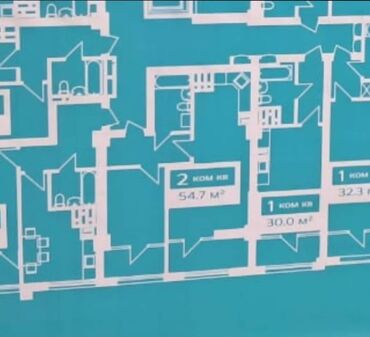 чешский проект: 2 комнаты, 55 м², Элитка, 2 этаж, ПСО (под самоотделку)