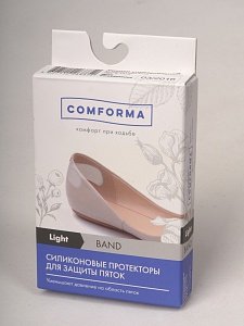 для ноги: Протектор силиконовый для защиты пяток(универс.разм.) Comforma light