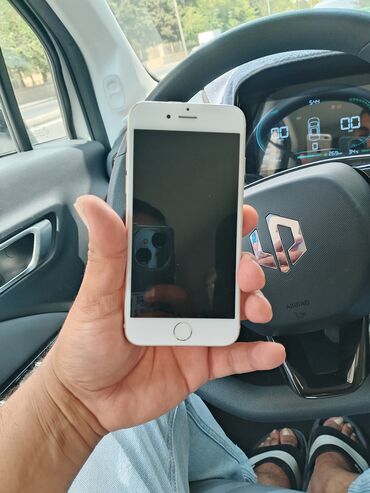apple iphone 6 plus: IPhone 6, 128 GB, Matte Gold, Zəmanət, Barmaq izi