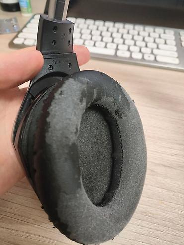 простой: Проводные полноразмерные наушники, HyperX, Б/у, цвет - Черный — 7