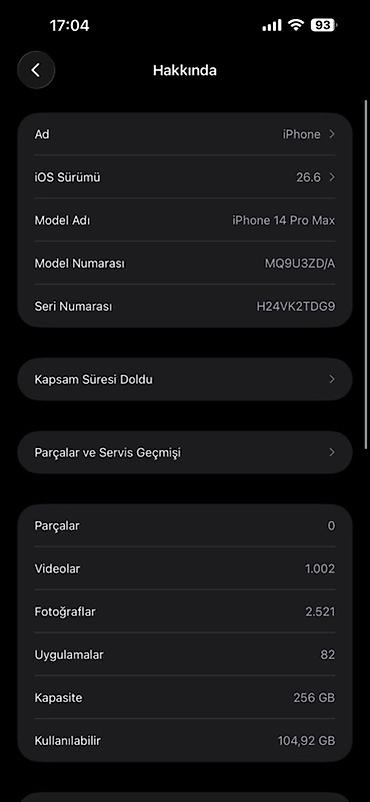 2 ci el 14 pro max: IPhone 14 Pro Max, 256 GB, Qara, Simsiz şarj — 7
