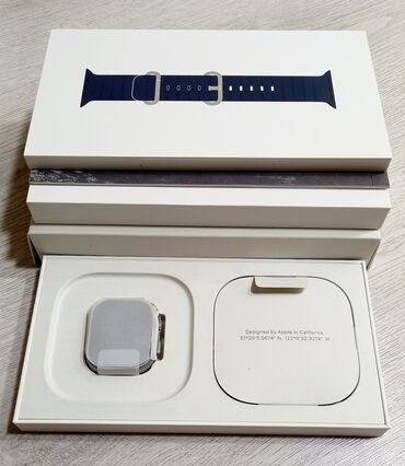 gumuş saat: Yeni, Smart saat, Apple, rəng - Boz