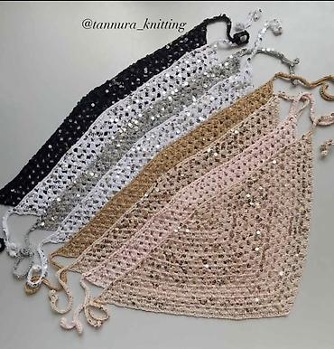 yaylig: Məhsul: Əl işıqlı toxunma bandana/baş yaylığı - Model: Üçbucaq — 4