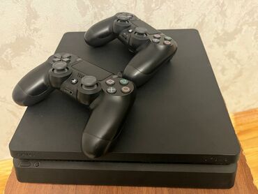 PS4 (Sony Playstation 4): PlayStation 4 Slim 1TB Yaddaş Az və səliqəli şəkildə istifadə