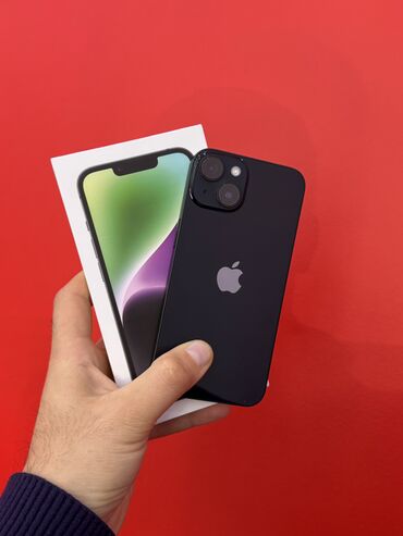 Apple iPhone: IPhone 14, 128 GB, Mavi, Zəmanət, Simsiz şarj, Face ID