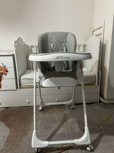 детские автокресла maxi cosi: Тамактандыруучу отургуч, Skillmax, Пластик, Отургучтун башка түрү, түсү - Боз