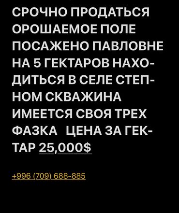 Продажа участков: Для сельского хозяйства