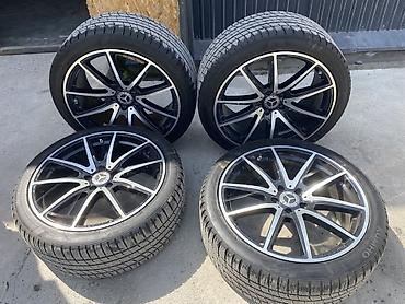 r19 mers: Комплект из 4 легкосплавных дисков с шинами для Mercedes-Benz. Диски — 1